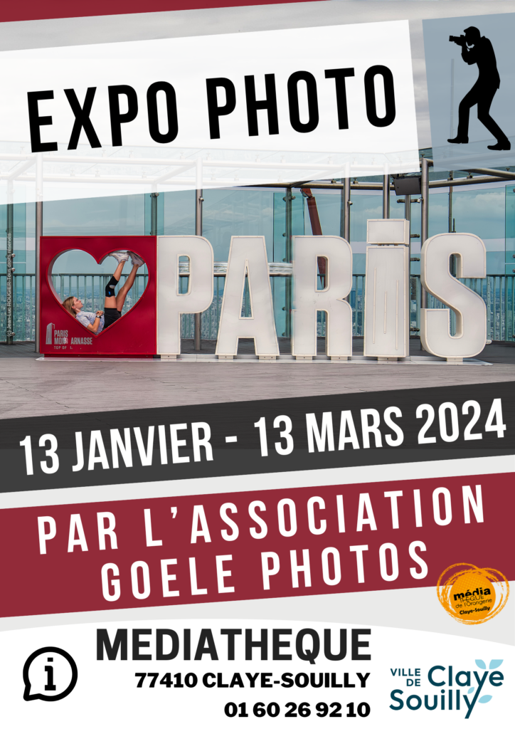 Expo Photos Paris @ Médiathèque